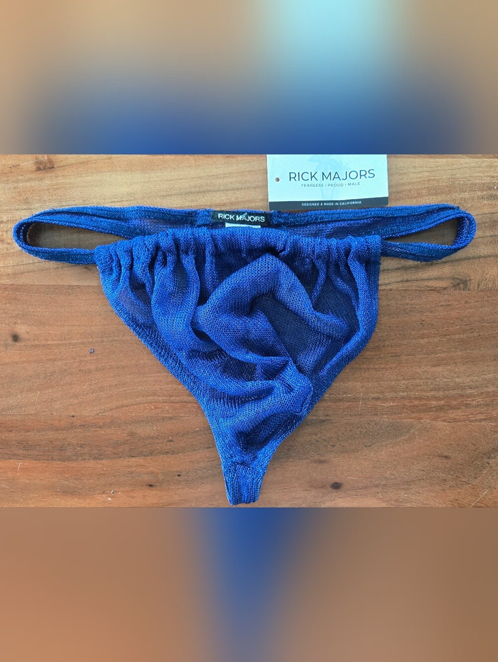 Mens Fishnet Thong